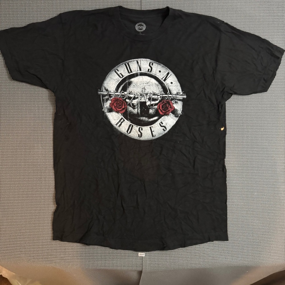 Guns N Roses 2023 North America Tour T-Shirt Black XL Rock Band Graphic Tee
